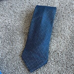 Charvet Navy Geometric Men's Tie